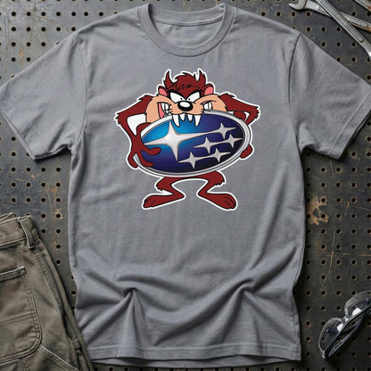 Subaru TAZ Unisex T-Shirt , Bomuld-Beklædning-Subaru-Grå Sport-S-Garage Culture Shop- garage - man cave - merchandise