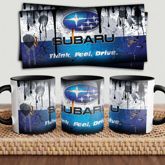 Subaru "To Toner" Vintage Keramisk Krus-Krus-Subaru-Garage Culture Shop- garage - man cave - merchandise