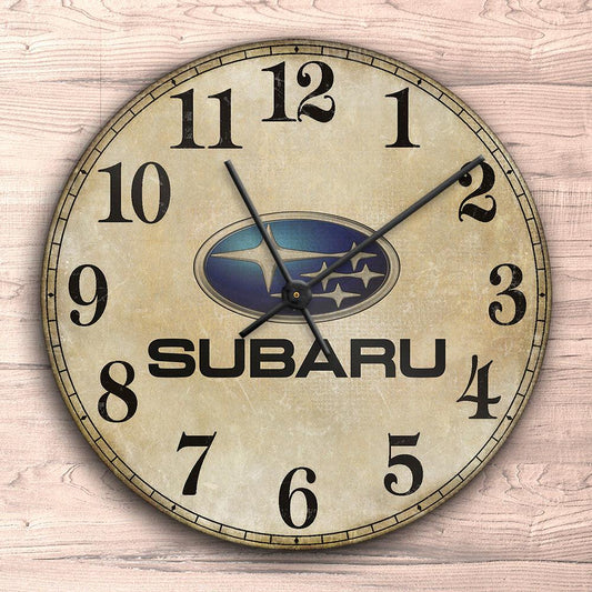 Subaru Vægur Rundt-Clock-Subaru-Garage Culture Shop- garage - man cave - merchandise
