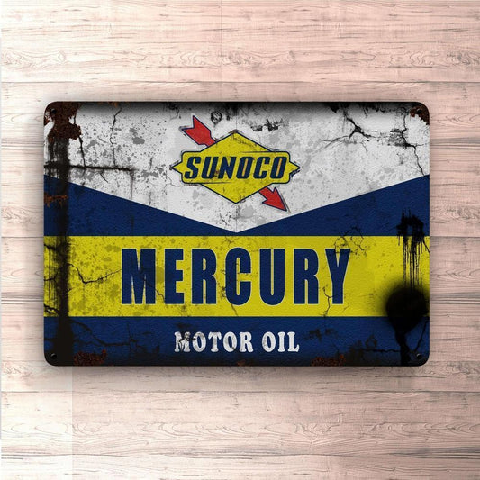 Sunoco Motorolie Skilte, Musemåtte, Dørmåtte-Skilte-Motoroil-Garage Culture Shop- garage - man cave - merchandise