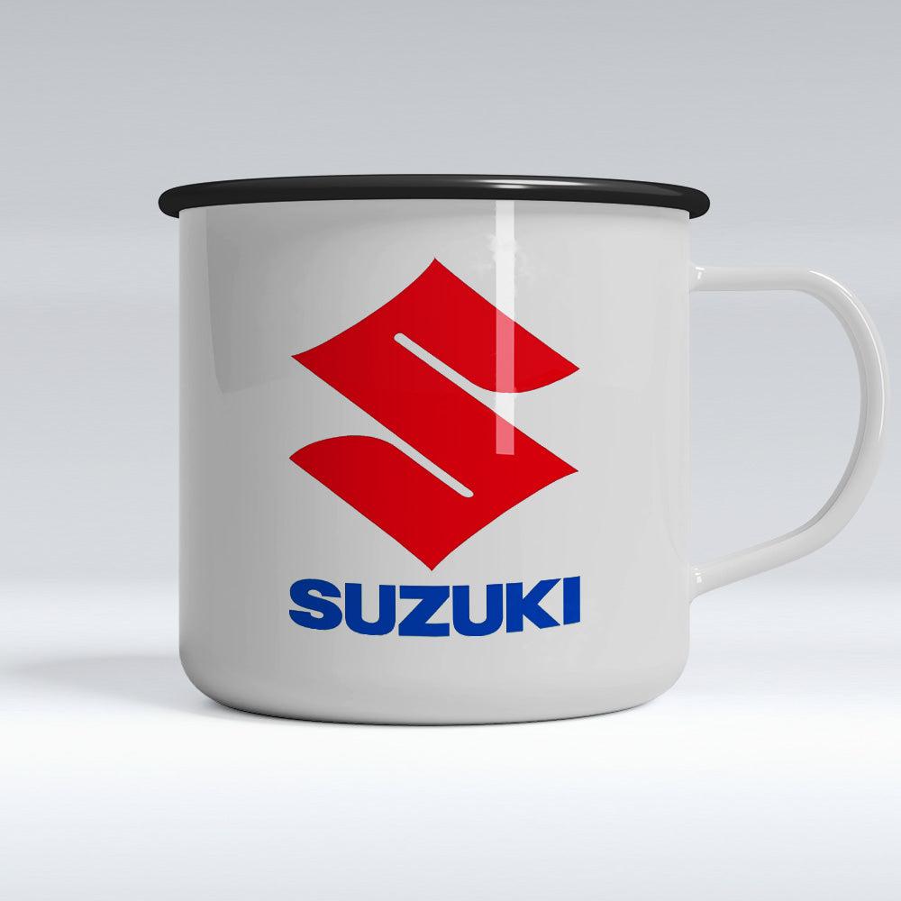 Suzuki Emaljekrus-Krus-Suzuki-Garage Culture Shop- garage - man cave - merchandise
