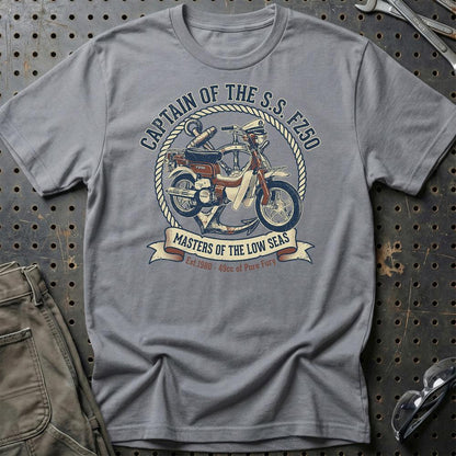 Suzuki FZ50 Captain of the S.S. FZ50 - Unisex T-Shirt-Beklædning-Suzuki-Grå Sport-S-Garage Culture Shop- garage - man cave - merchandise