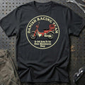 Suzuki FZ50 Danish Racing Team T-Shirt-Beklædning-Suzuki-Sort-S-Garage Culture Shop- garage - man cave - merchandise