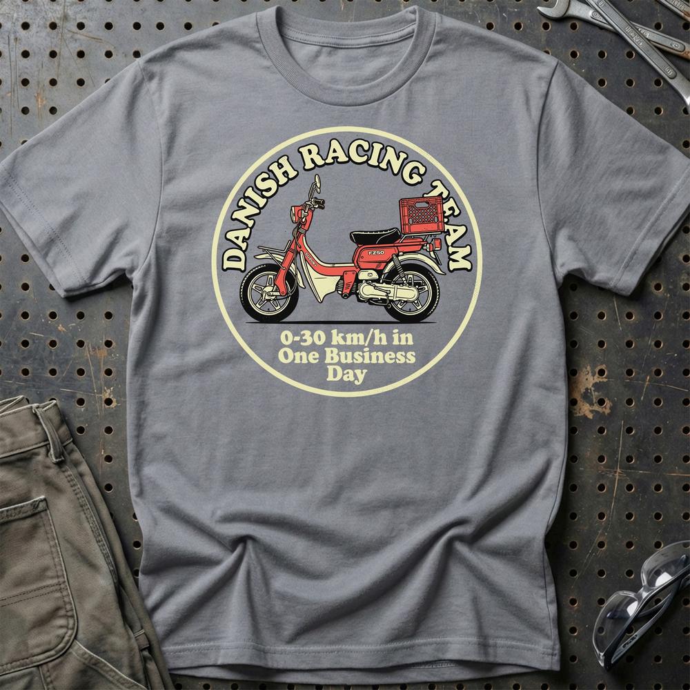 Suzuki FZ50 Danish Racing Team - Unisex T-Shirt-Beklædning-Suzuki-Grå Sport-S-Garage Culture Shop- garage - man cave - merchandise