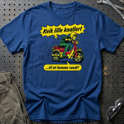 Suzuki FZ50 Kvik Lille Knallert - Unisex T-Shirt-Beklædning-Suzuki-Blå Royal-S-Garage Culture Shop- garage - man cave - merchandise