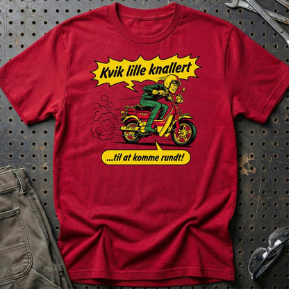 Suzuki FZ50 Kvik Lille Knallert - Unisex T-Shirt-Beklædning-Suzuki-Rød-S-Garage Culture Shop- garage - man cave - merchandise