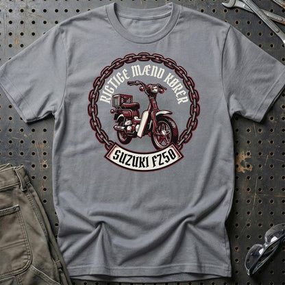 Suzuki FZ50 Rigtige Mænd Kører - Unisex T-Shirt-Beklædning-Suzuki-Grå Sport-S-Garage Culture Shop- garage - man cave - merchandise