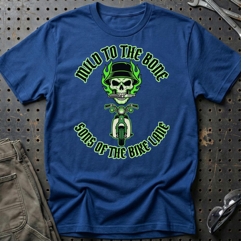 Suzuki FZ50 Sons of the Bike Lane - Unisex T-Shirt-Beklædning-Suzuki-Blå Royal-S-Garage Culture Shop- garage - man cave - merchandise