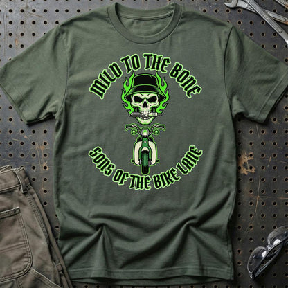 Suzuki FZ50 Sons of the Bike Lane - Unisex T-Shirt-Beklædning-Suzuki-Grøn Militær-S-Garage Culture Shop- garage - man cave - merchandise
