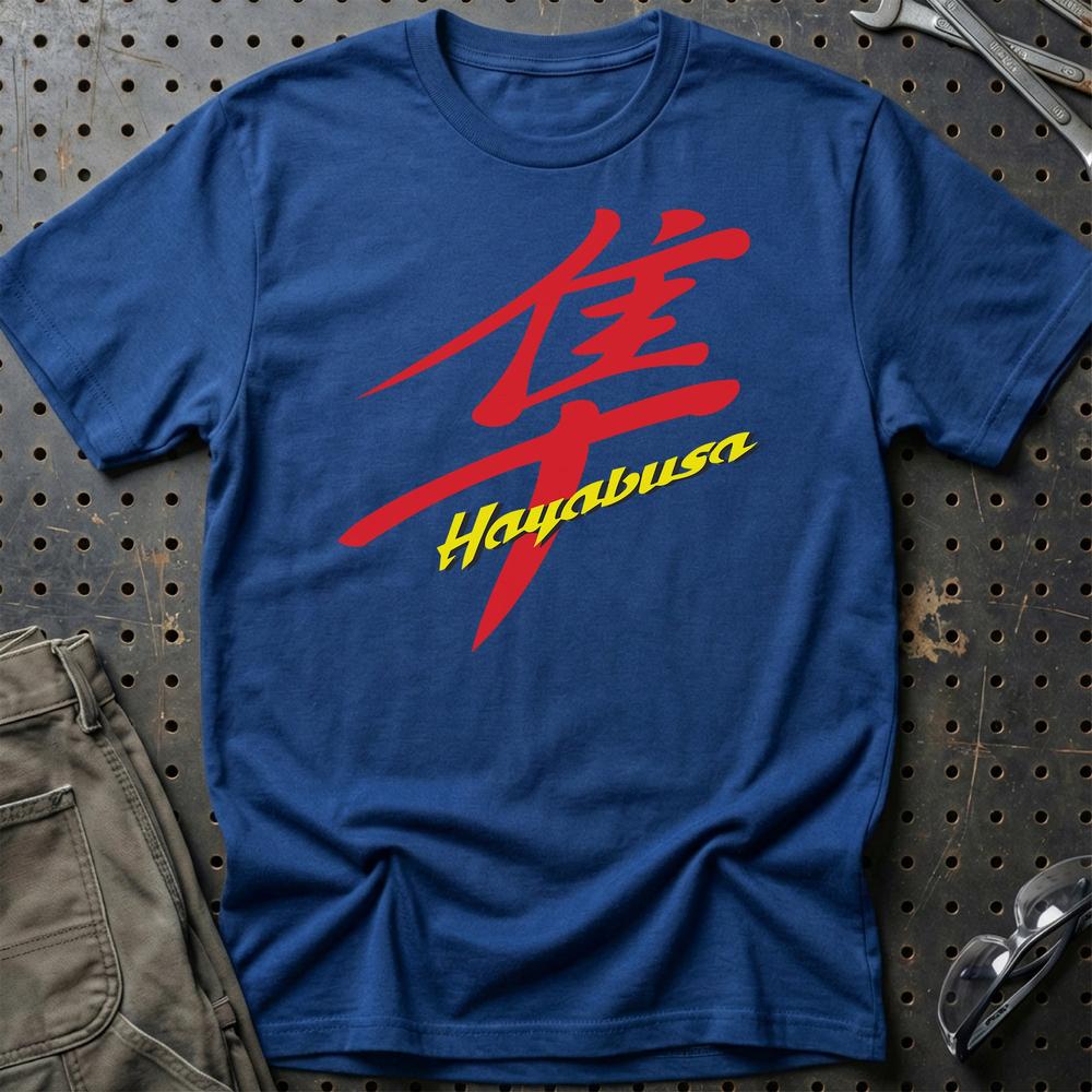 Suzuki Hayabusa T-Shirt-Beklædning-Suzuki-Blå Royal-S-Garage Culture Shop- garage - man cave - merchandise