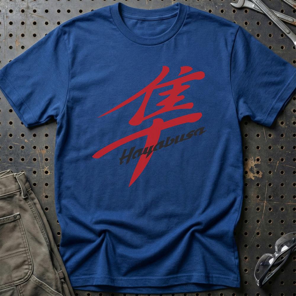 Suzuki Hayabusa T-Shirt-Beklædning-Suzuki-Blå Royal-S-Garage Culture Shop- garage - man cave - merchandise