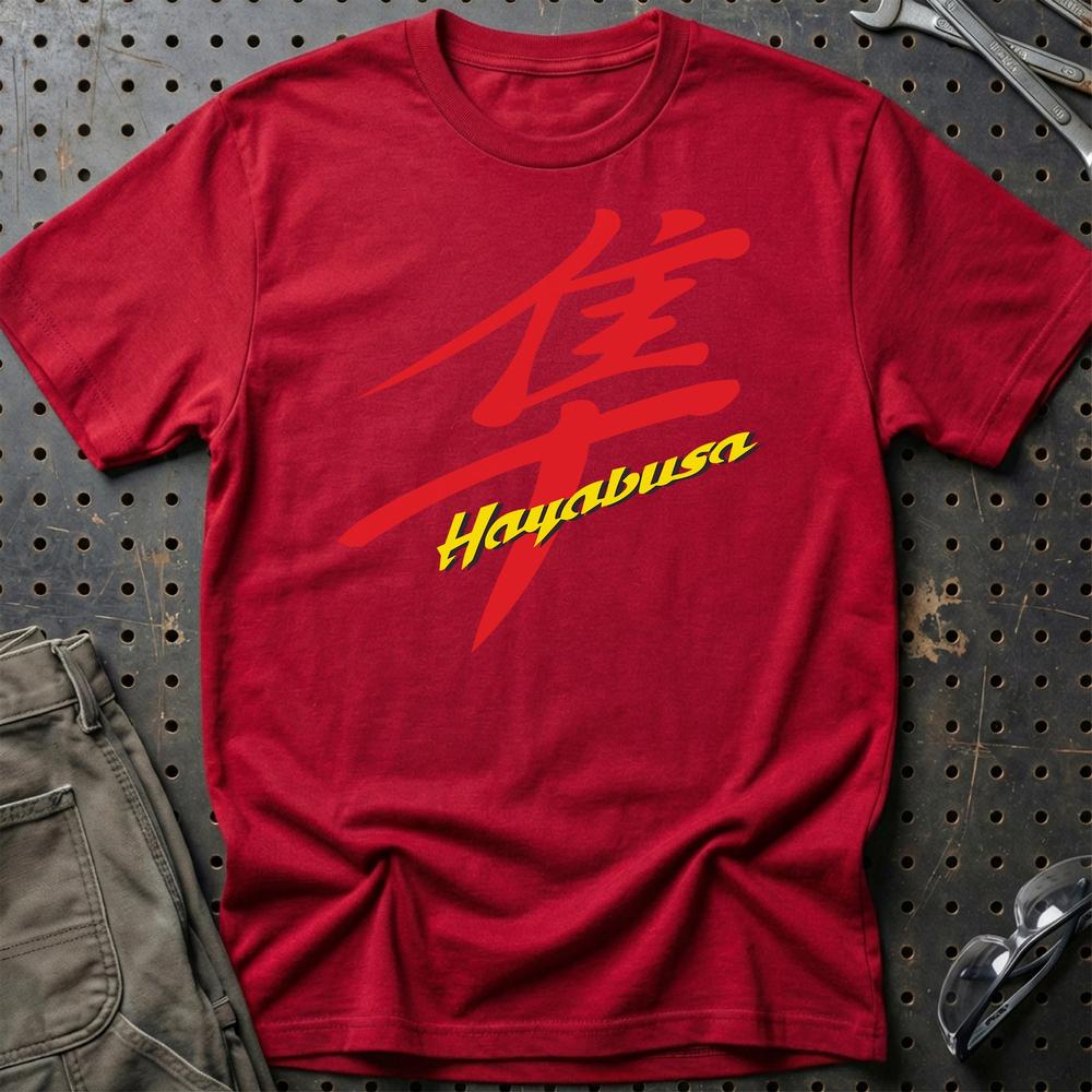 Suzuki Hayabusa T-Shirt-Beklædning-Suzuki-Rød-S-Garage Culture Shop- garage - man cave - merchandise