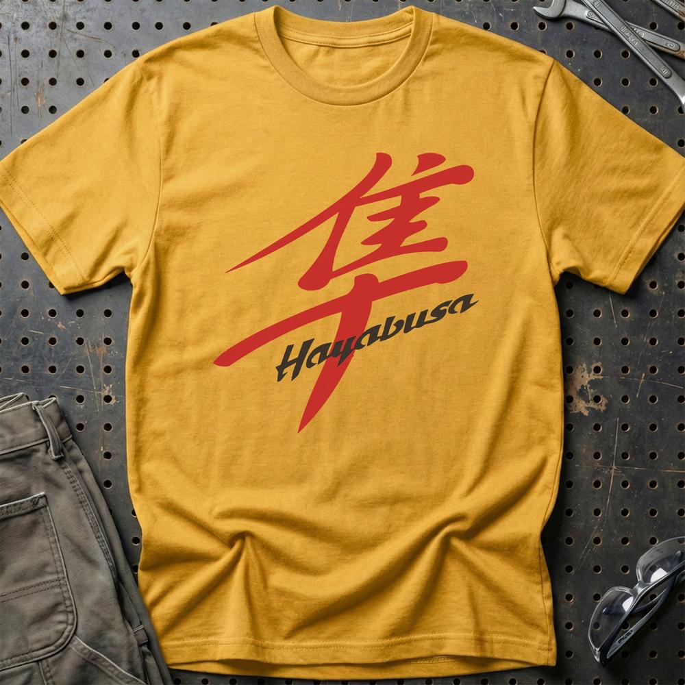 Suzuki Hayabusa T-Shirt-Beklædning-Suzuki-Guld-S-Garage Culture Shop- garage - man cave - merchandise