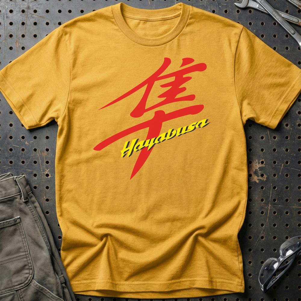 Suzuki Hayabusa T-Shirt-Beklædning-Suzuki-Guld-S-Garage Culture Shop- garage - man cave - merchandise