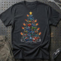 Suzuki Juletræ Christmas Tree T-Shirt-Beklædning-Suzuki-Sort-S-Garage Culture Shop- garage - man cave - merchandise