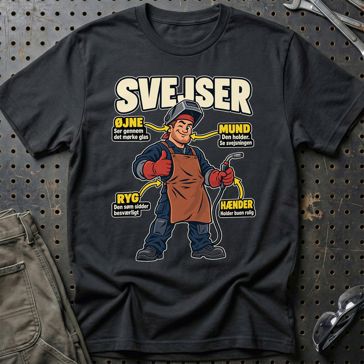 Svejser – Anatomi T-Shirt – Sort