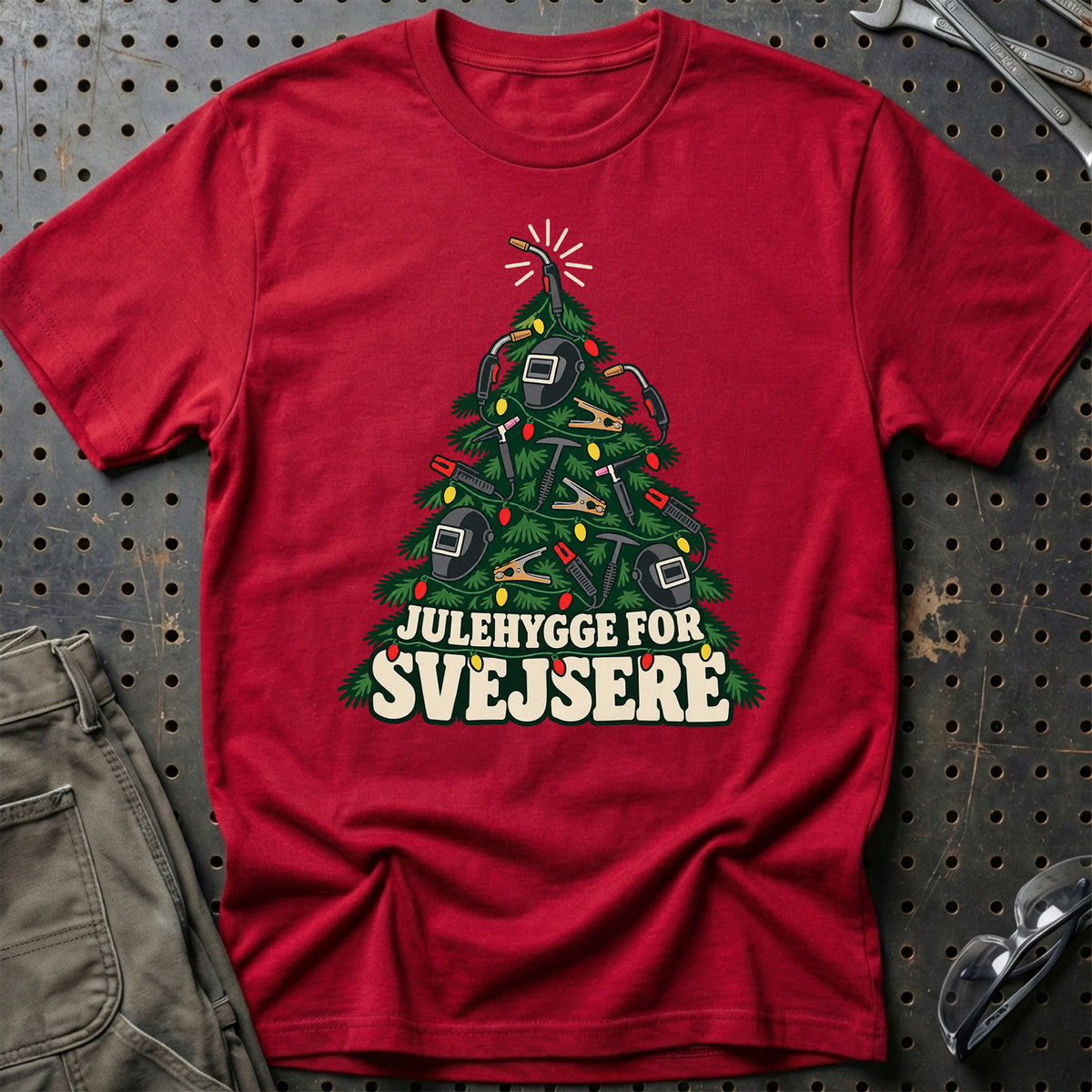 
Svejser – Julehygge – Unisex T-Shirt – Rød