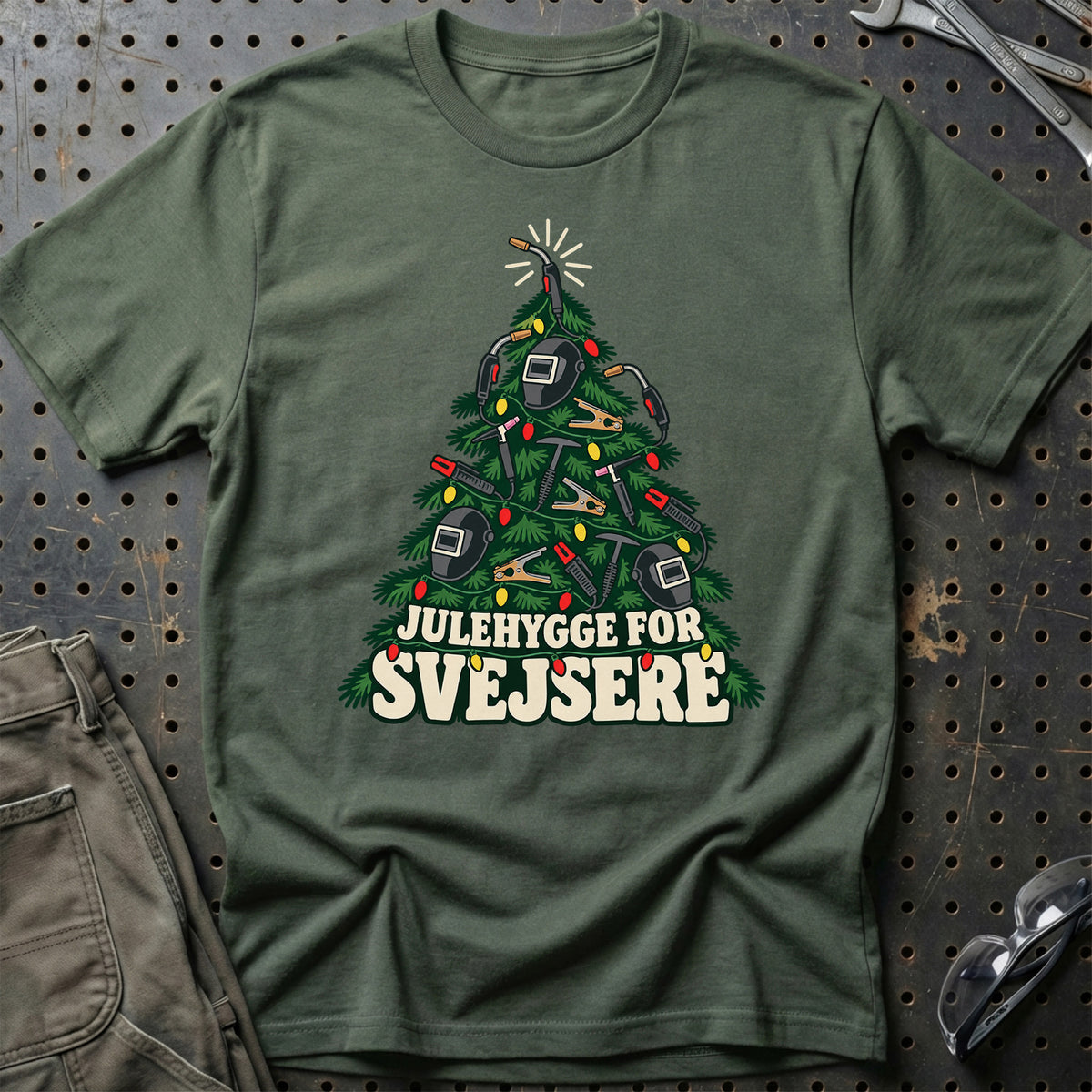 
Svejser – Julehygge – Unisex T-Shirt – Grøn Militær