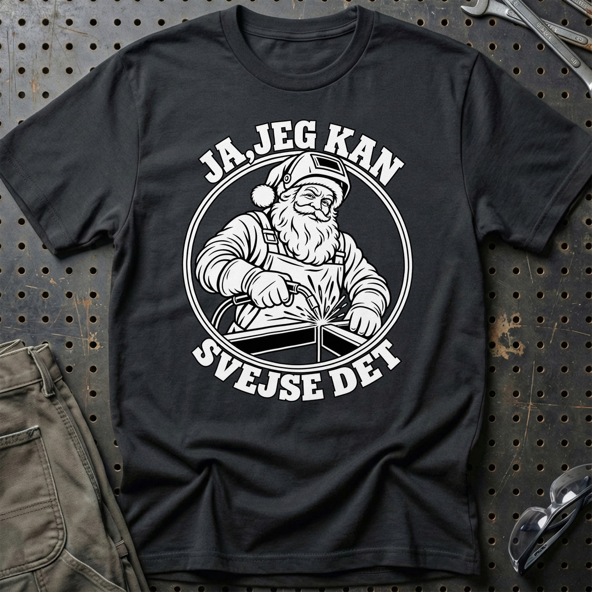 
Svejser – Santa Kan Det – Jul T-Shirt – Sort