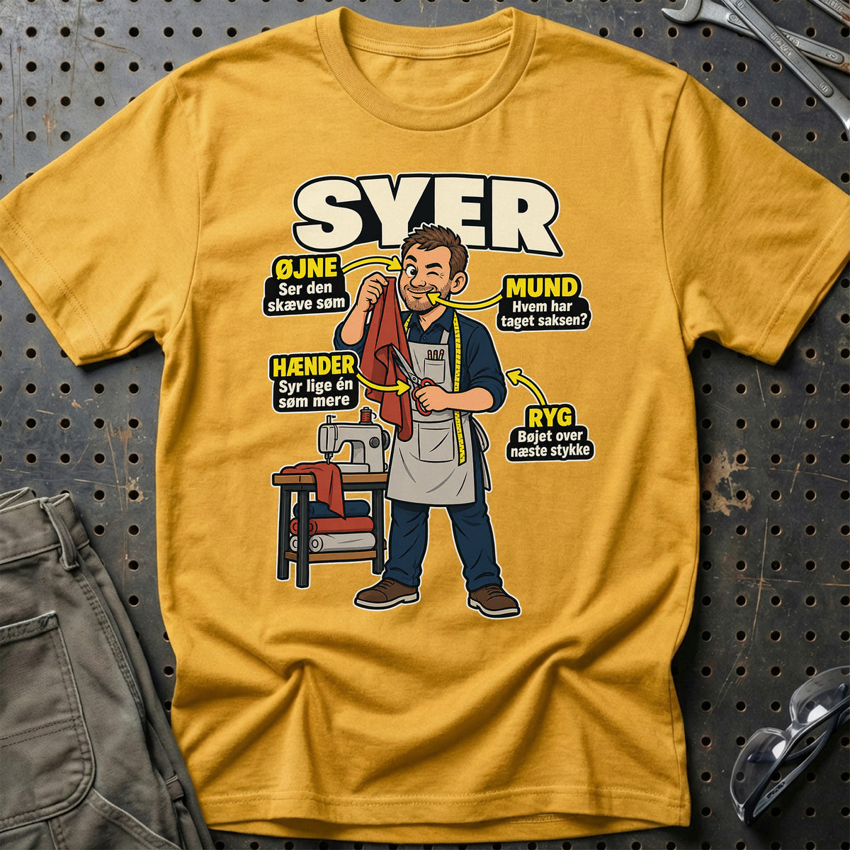 
Produktbillede af Syer – Anatomi T-Shirt