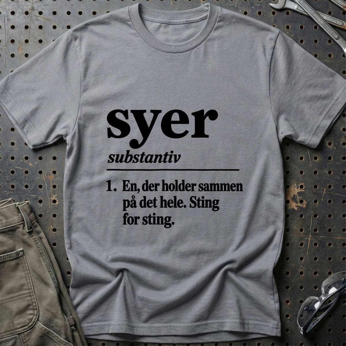 
Syer – Definition T-Shirt – Grå Sport