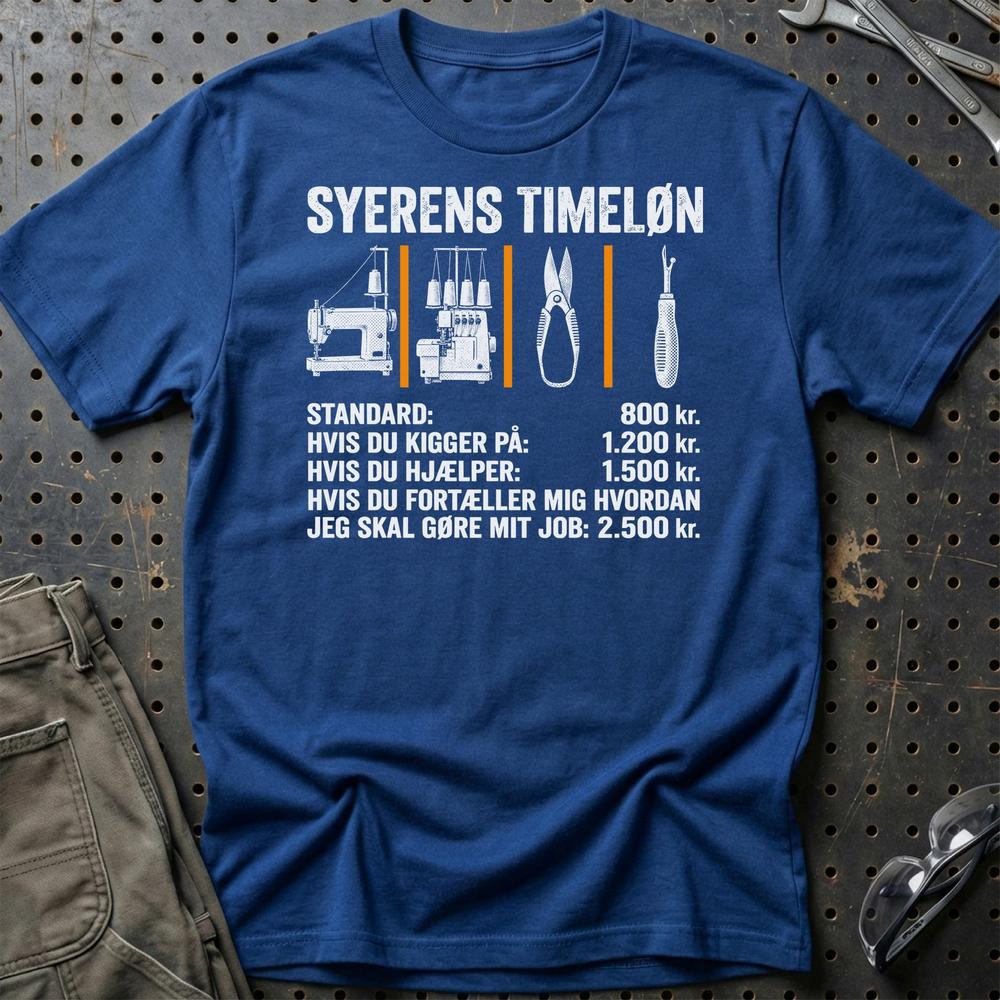 
Produktbillede af Syerens Timeløn T-Shirt