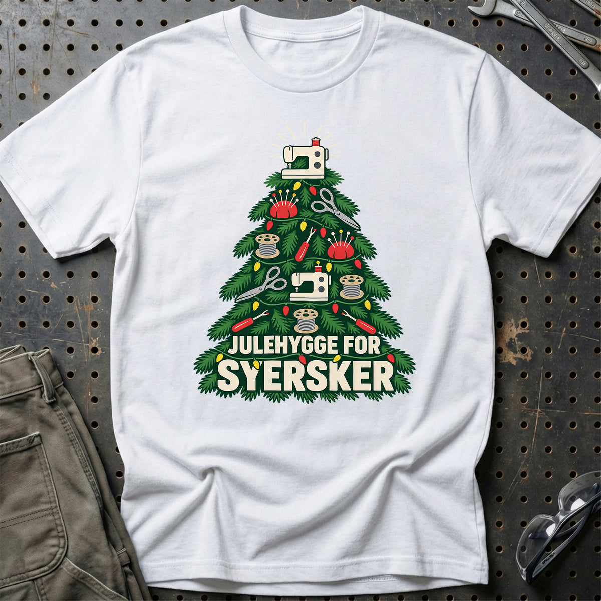 
Syerske – Julehygge – Unisex T-Shirt – Hvid