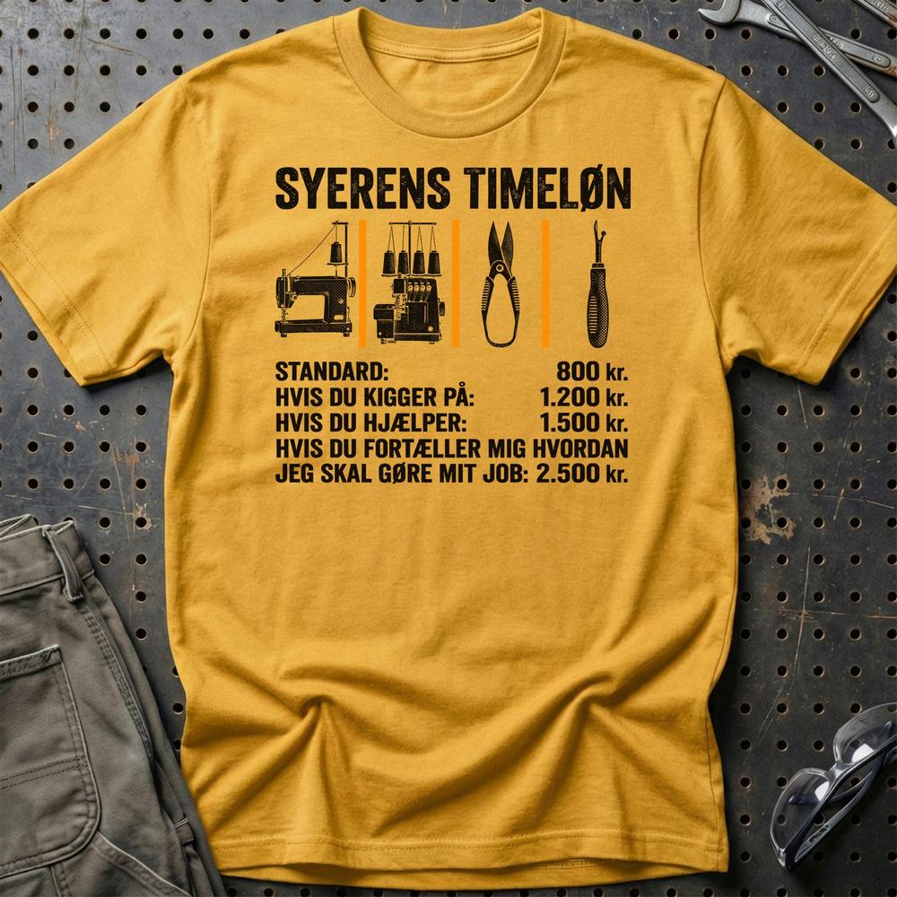 
Produktbillede af Syerskens Timeløn T-Shirt