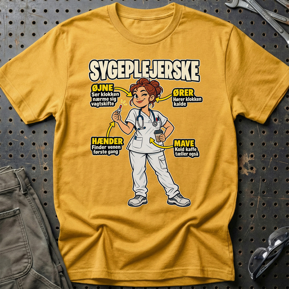
Produktbillede af Sygeplejerske – Anatomi T-Shirt