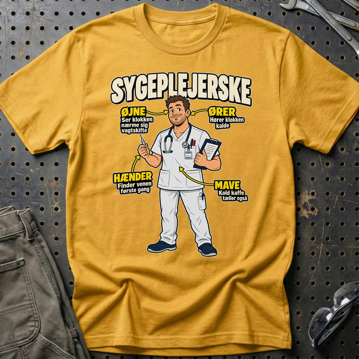 
Produktbillede af Sygeplejerske – Anatomi T-Shirt