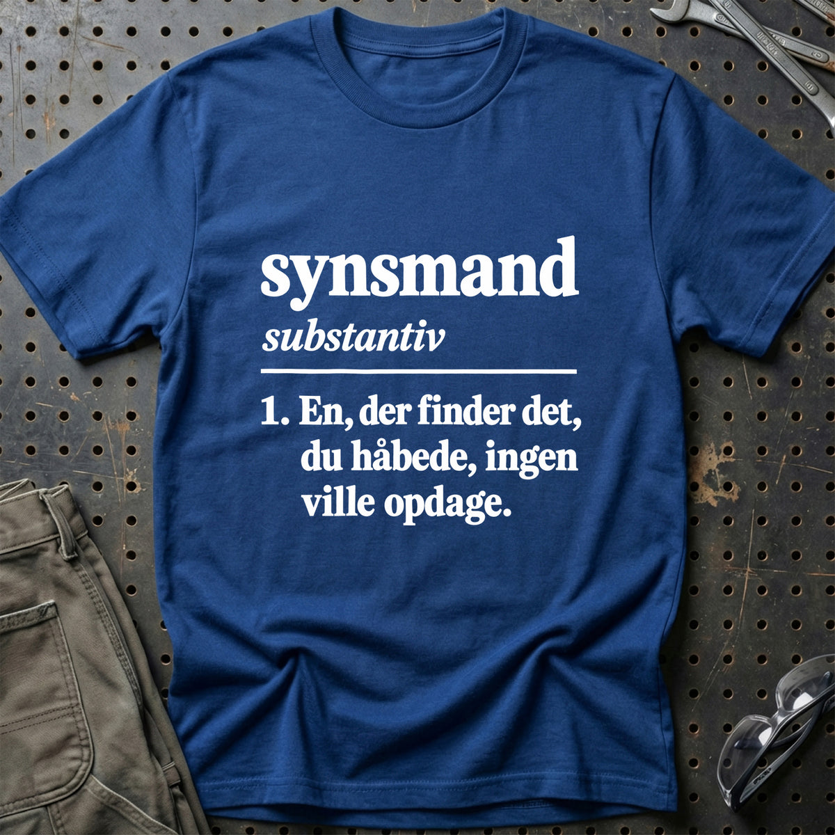 
Synsmand – Definition T-Shirt – Blå Royal