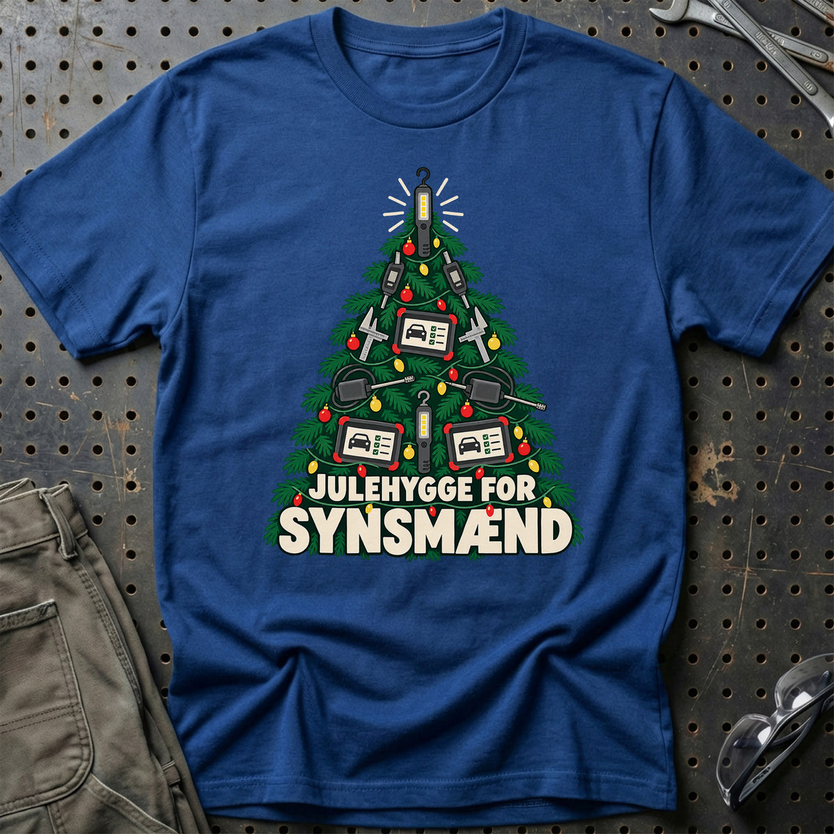 
Synsmand – Julehygge – Unisex T-Shirt – Blå Royal