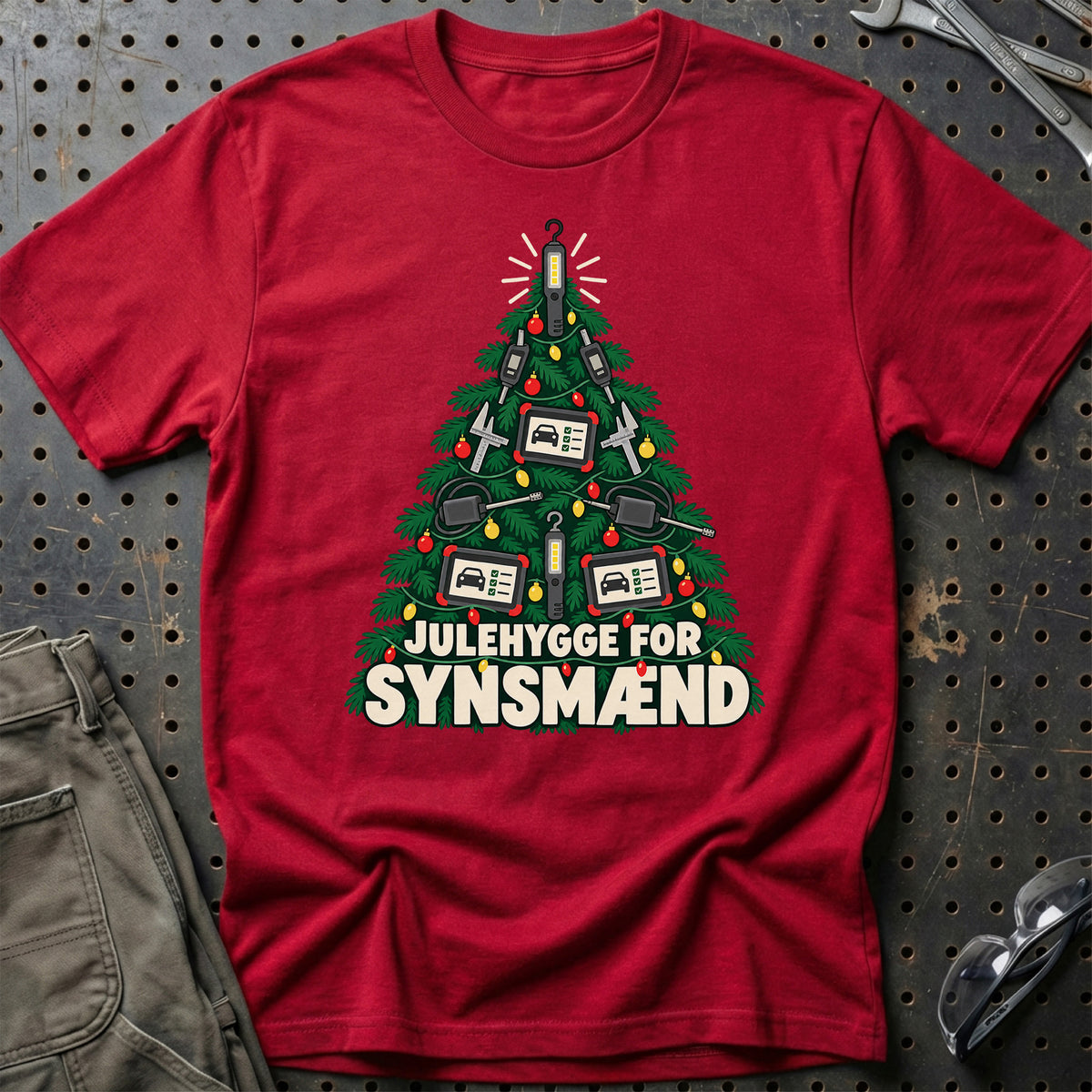 
Synsmand – Julehygge – Unisex T-Shirt – Rød