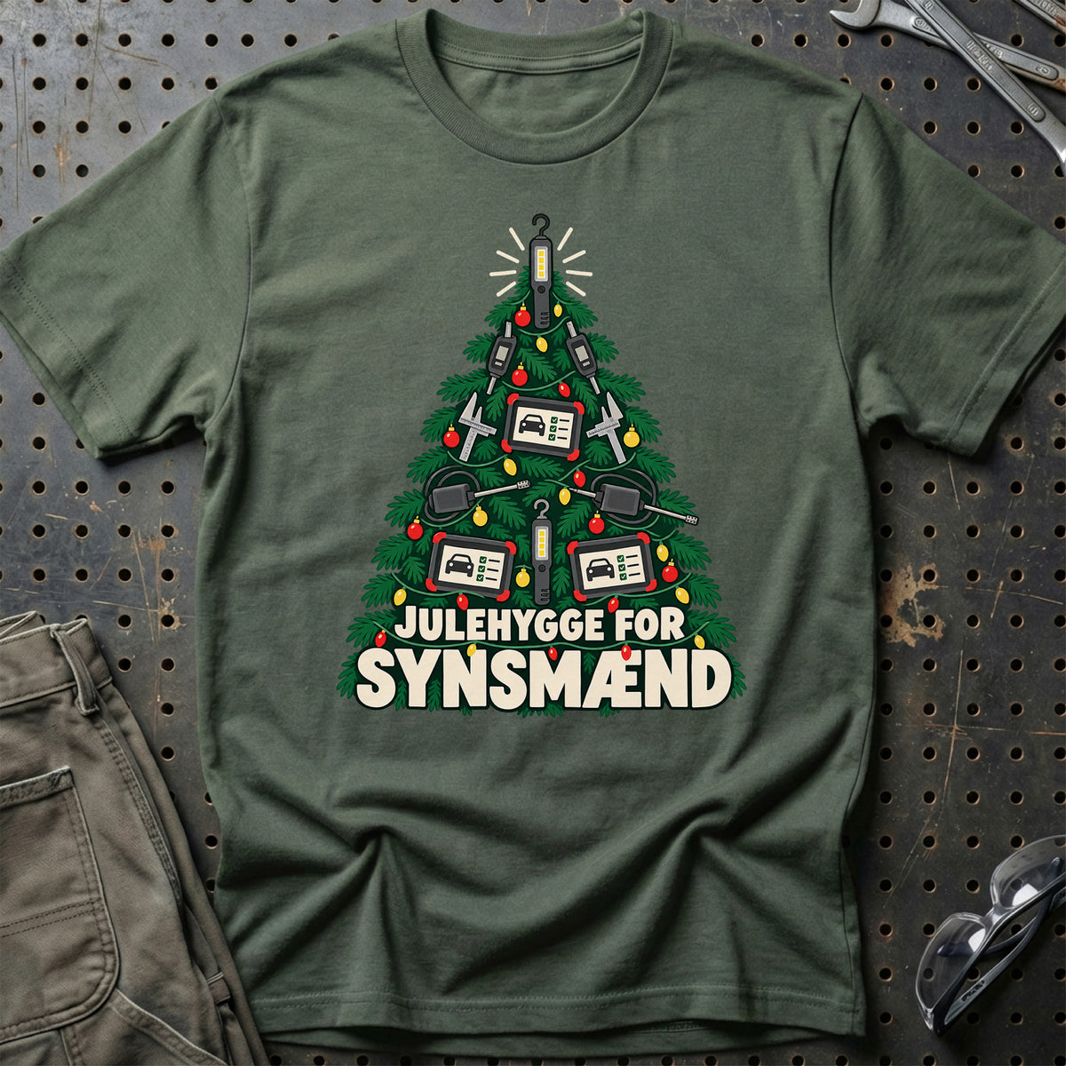 
Synsmand – Julehygge – Unisex T-Shirt – Grøn Militær