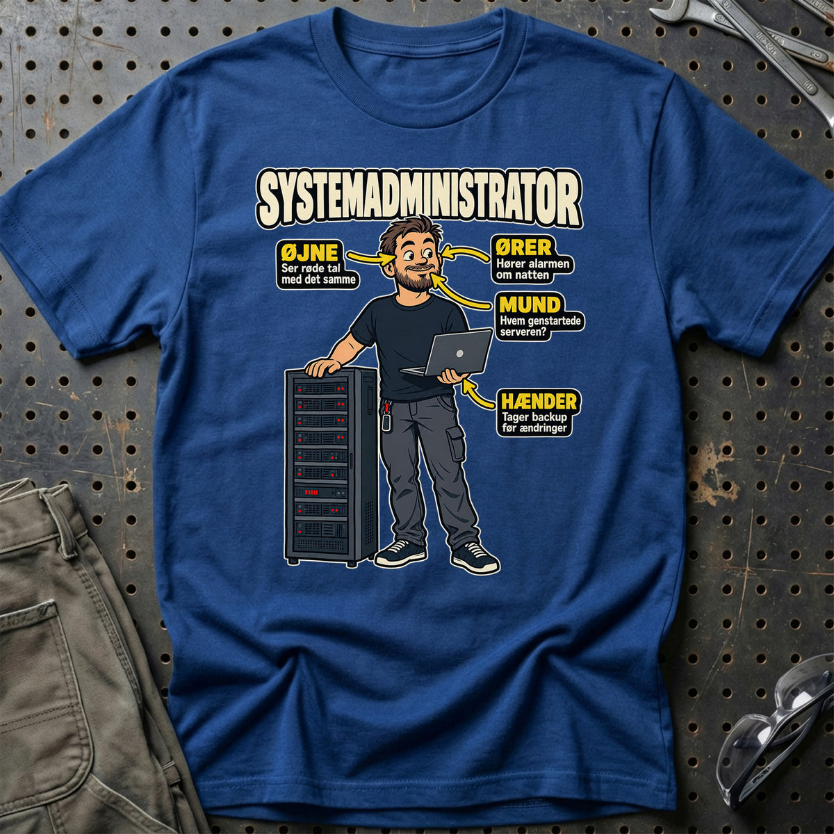 
Produktbillede af Systemadministrator – Anatomi T-Shirt
