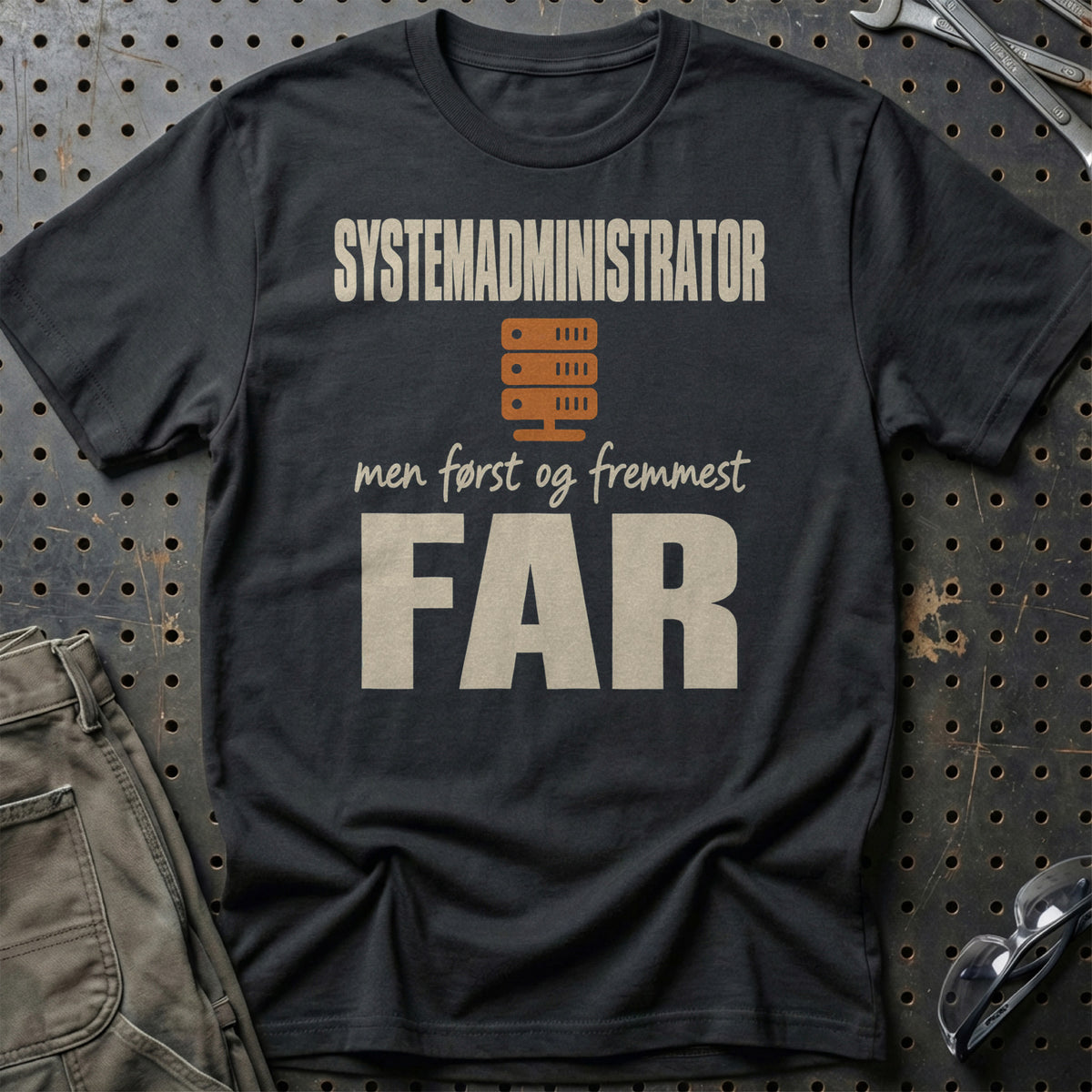 
Produktbillede af Systemadministrator – Men Først Og Fremmest Far T-Shirt
