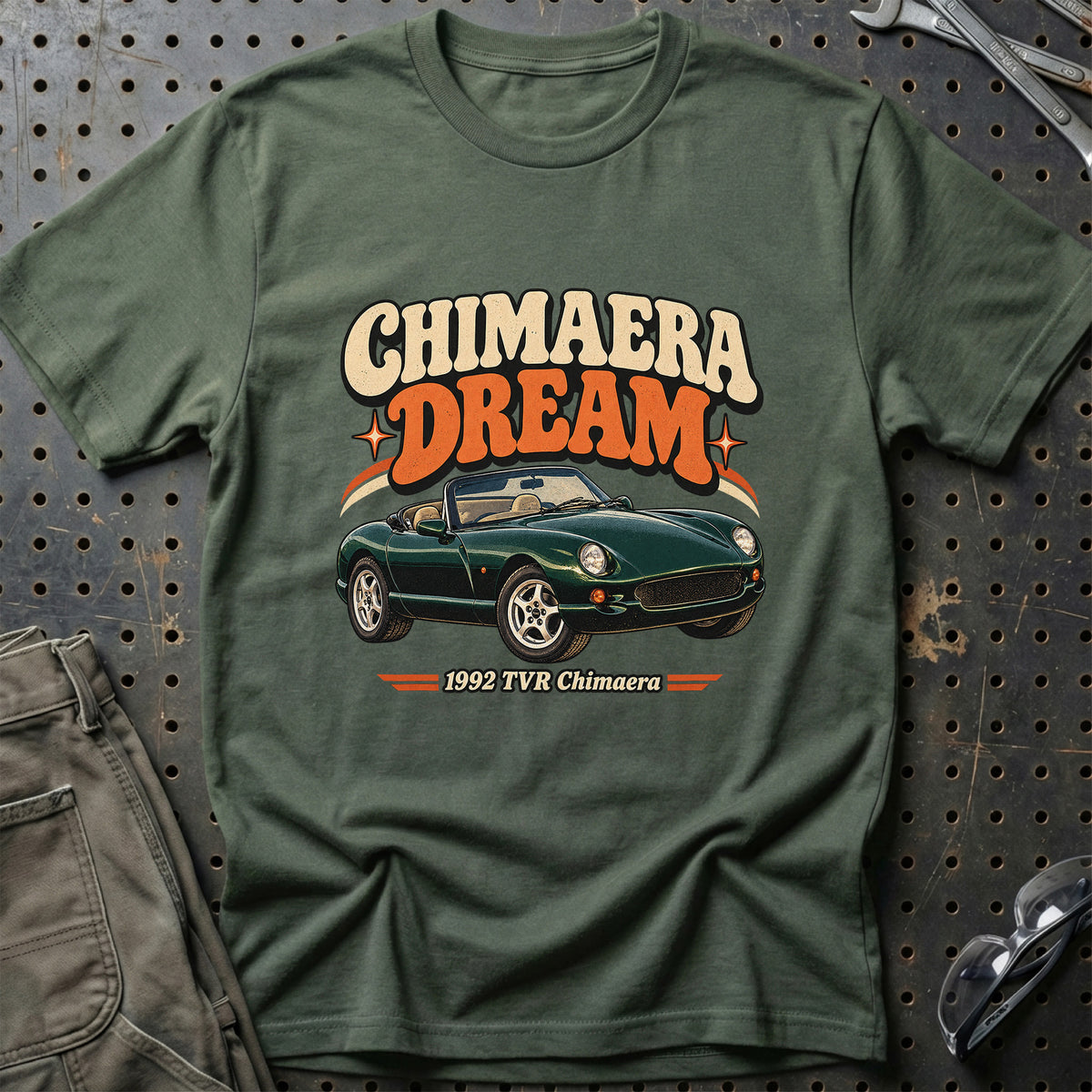
TVR Chimaera 1992 – Chimaera Dream T-Shirt – Grøn Militær