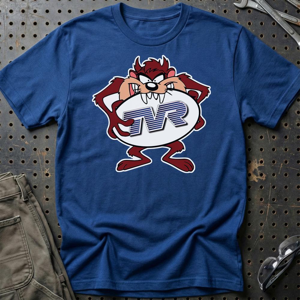 TVR TAZ T-Shirt-Beklædning-TVR-Blå Royal-S-Garage Culture Shop- garage - man cave - merchandise