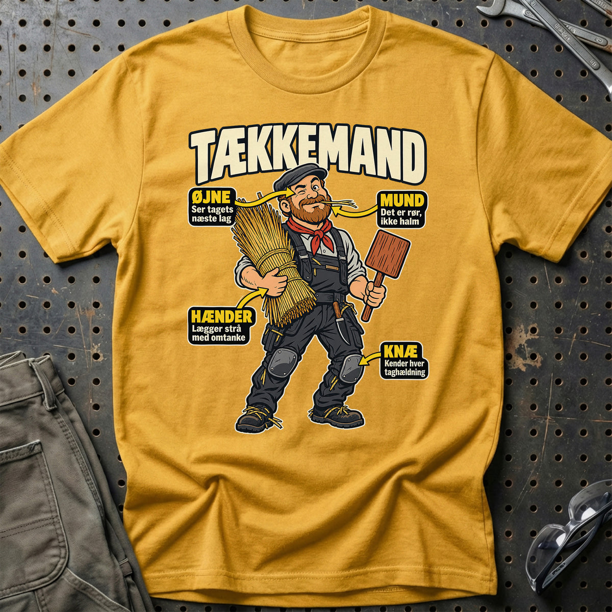 
Produktbillede af Tækkemand – Anatomi T-Shirt