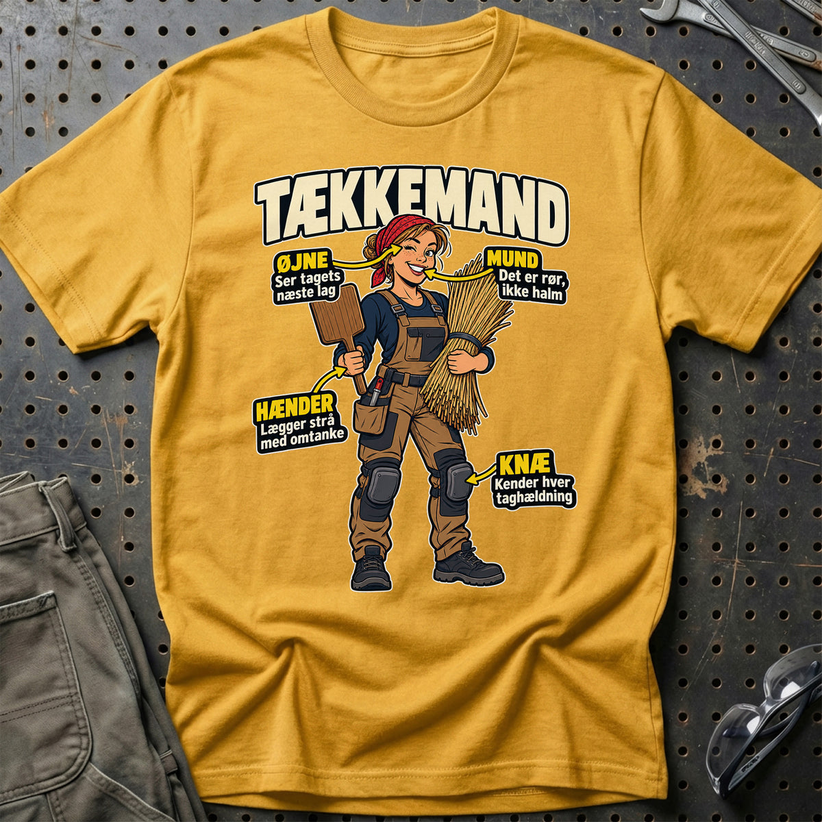 
Produktbillede af Tækkemand – Anatomi T-Shirt