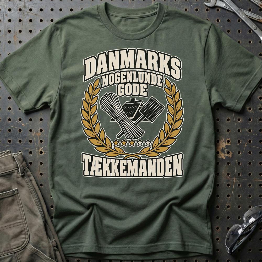 
Produktbillede af Tækkemand – Danmarks Nogenlunde Gode T-Shirt