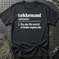 
Tækkemand – Definition T-Shirt – Sort