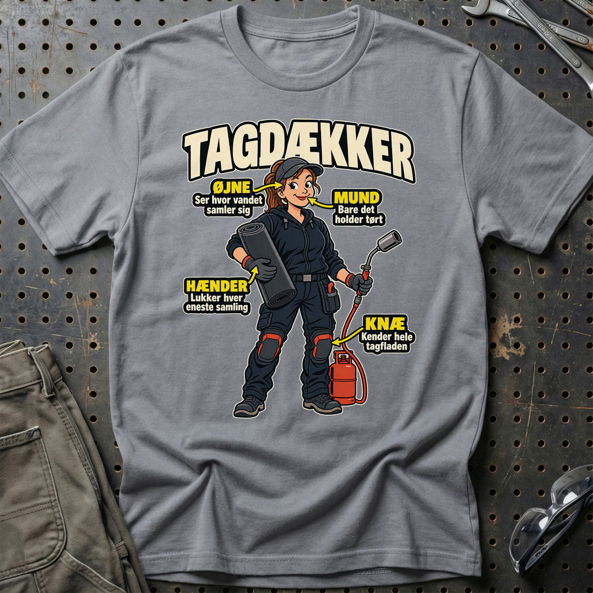 
Produktbillede af Tagdækker – Anatomi T-Shirt
