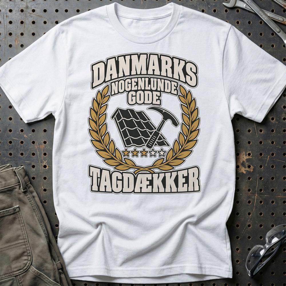 
Produktbillede af Tagdækker – Danmarks Nogenlunde Gode T-Shirt
