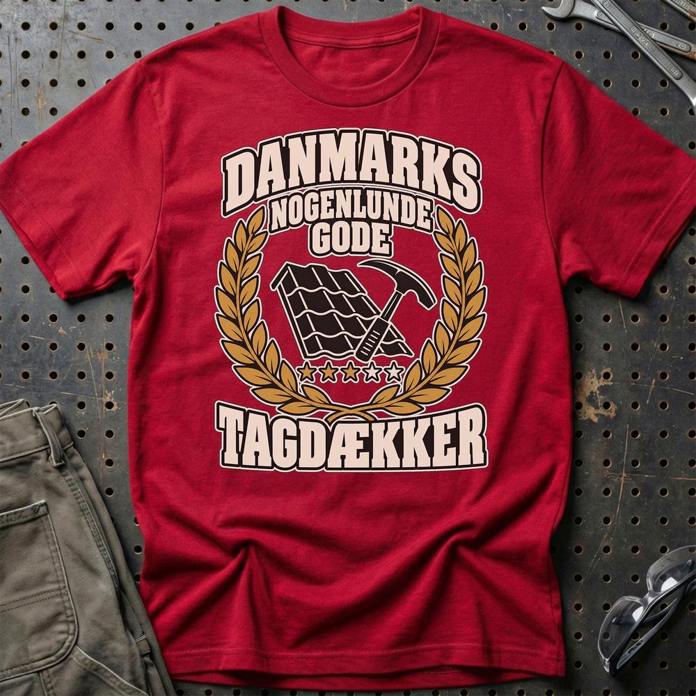 
Produktbillede af Tagdækker – Danmarks Nogenlunde Gode T-Shirt
