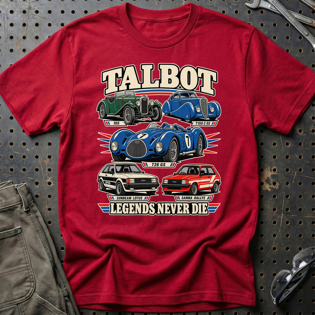 
Produktbillede af Talbot Legends Never Die T-Shirt