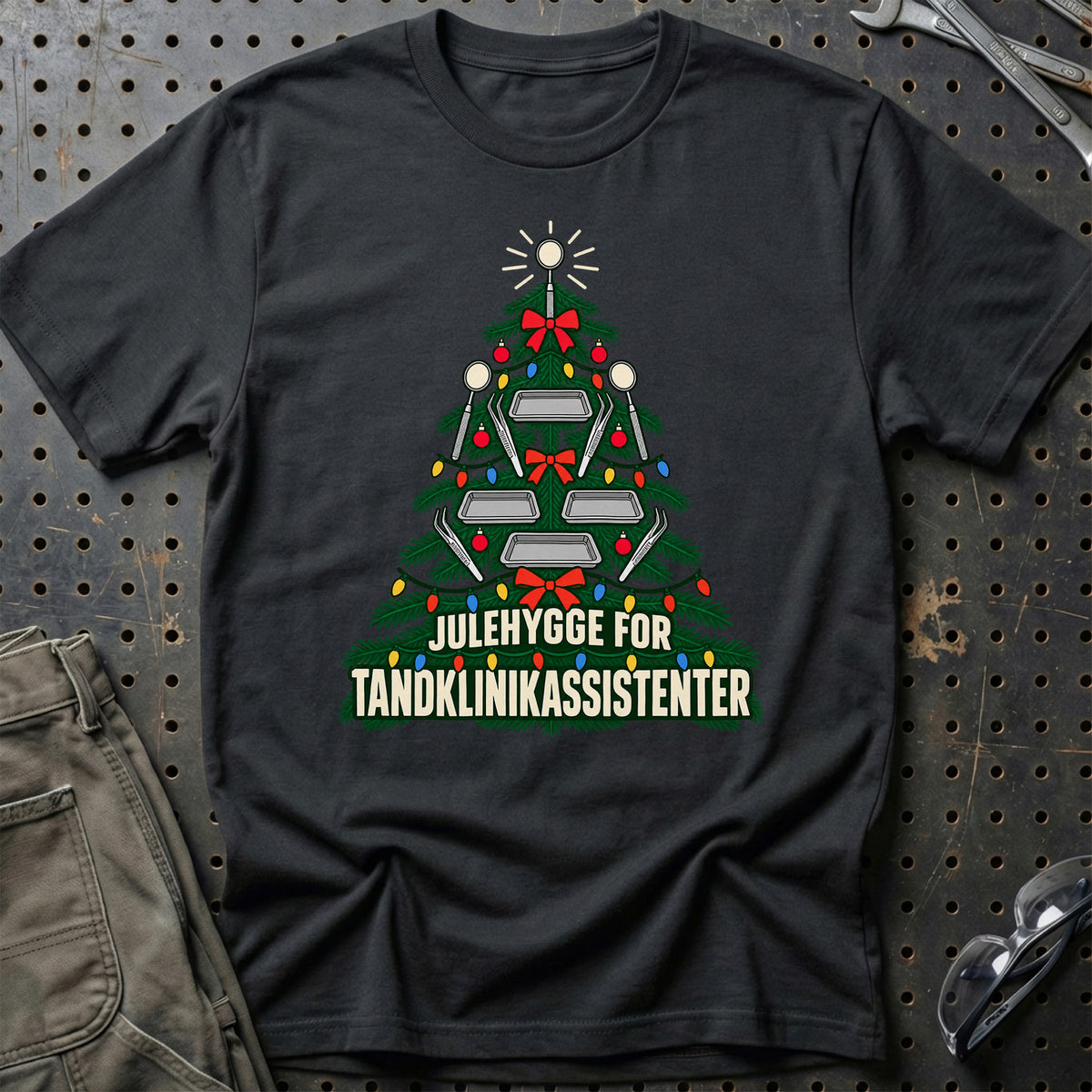 
Tandklinikassistent – Julehygge – Unisex T-Shirt – Sort