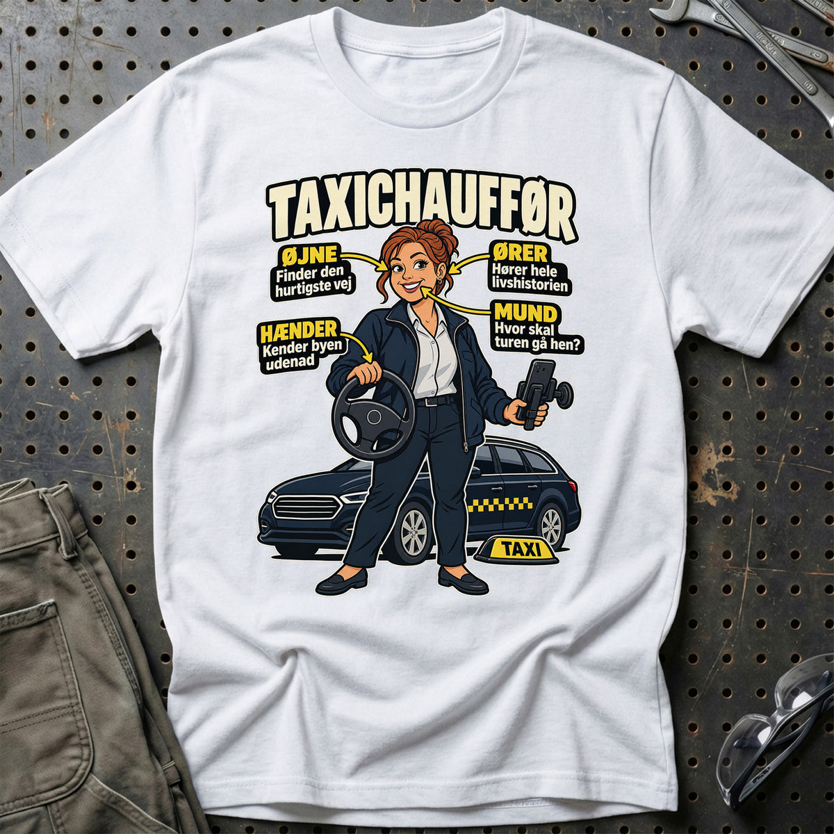 
Produktbillede af Taxichauffør – Anatomi T-Shirt