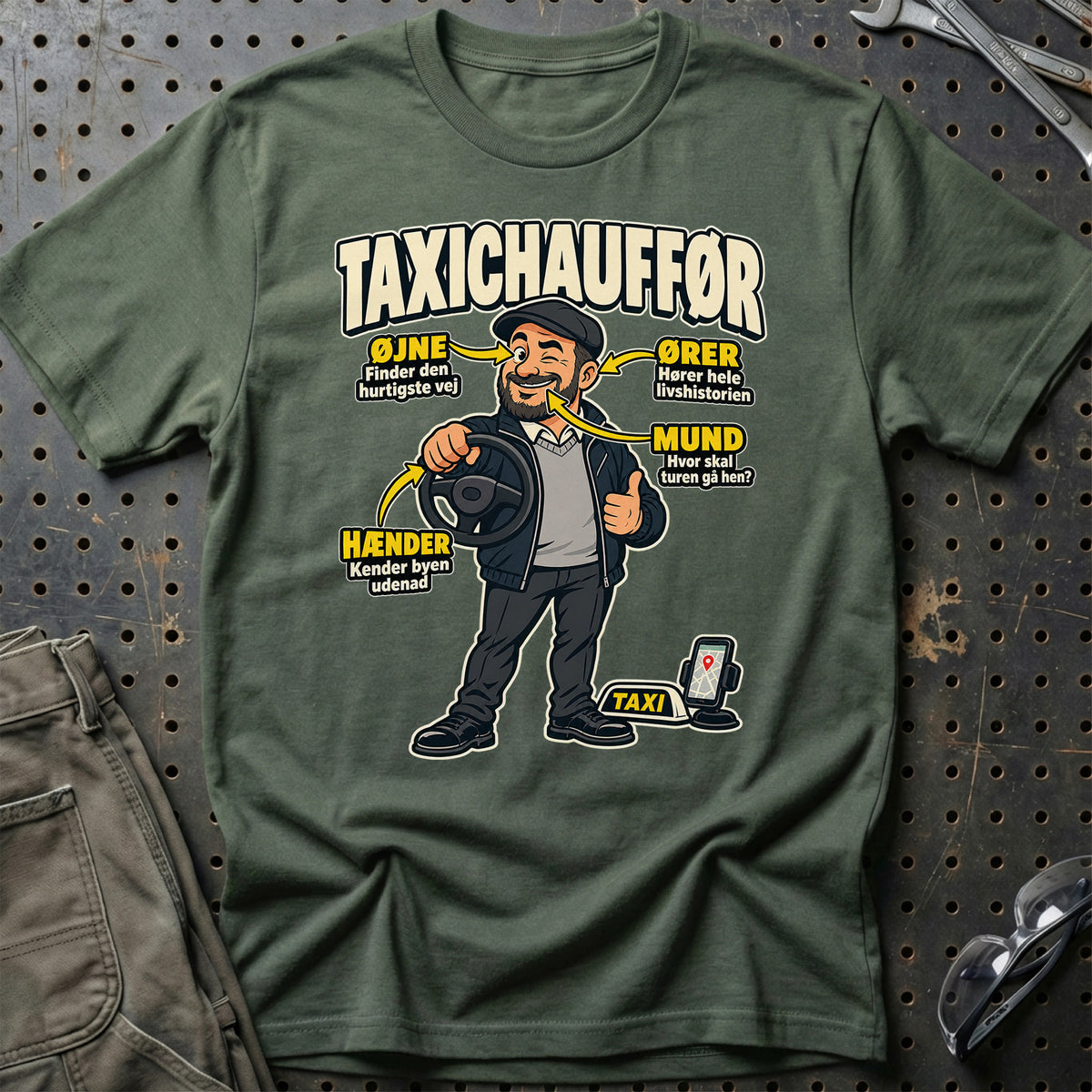 
Produktbillede af Taxichauffør – Anatomi T-Shirt