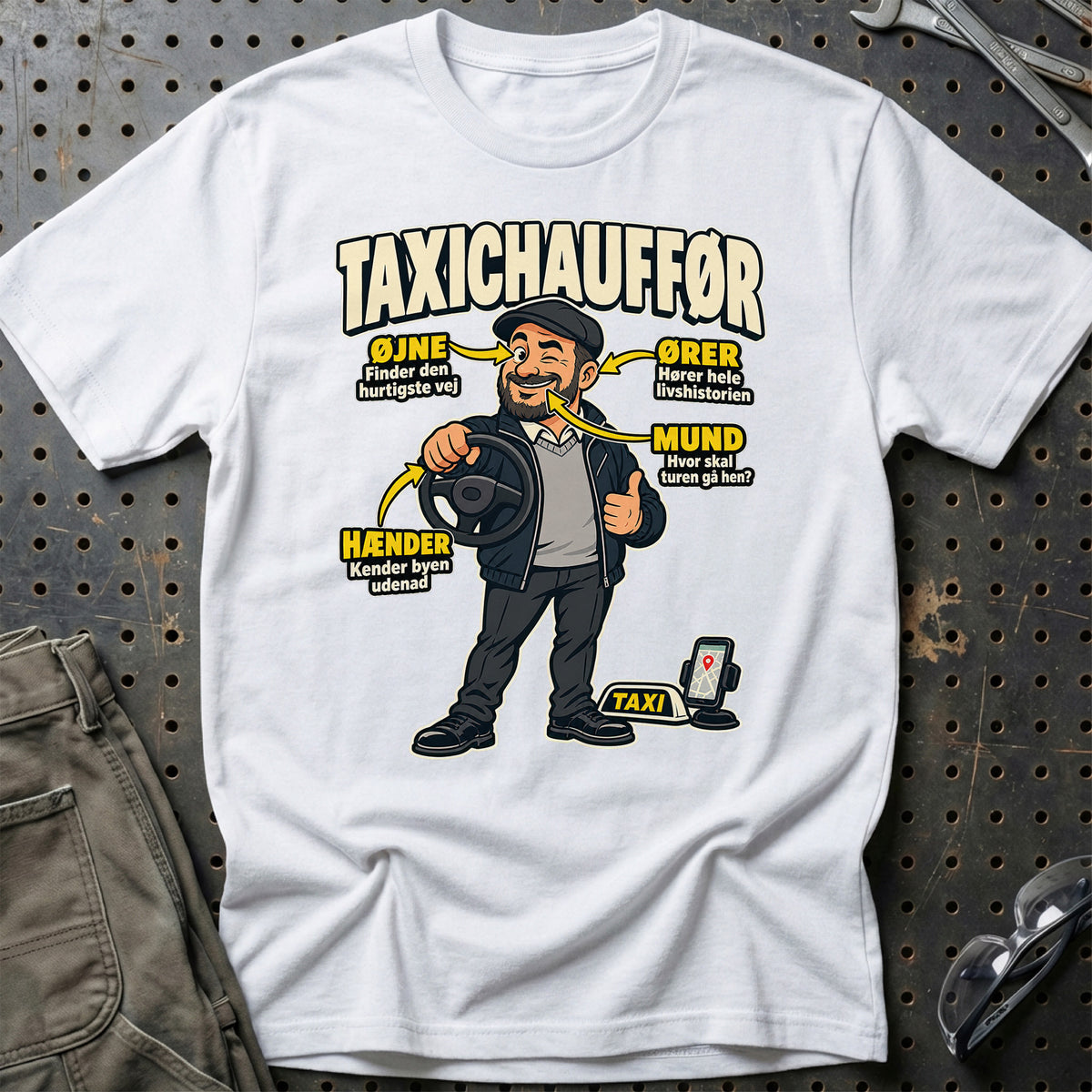 
Produktbillede af Taxichauffør – Anatomi T-Shirt